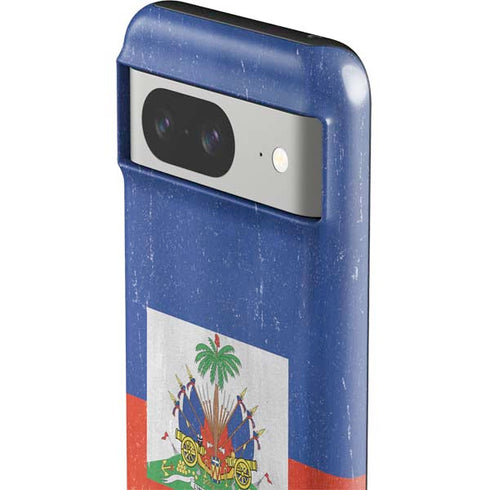 Haiti Flag Distressed Google Pixel 8 Impact Case